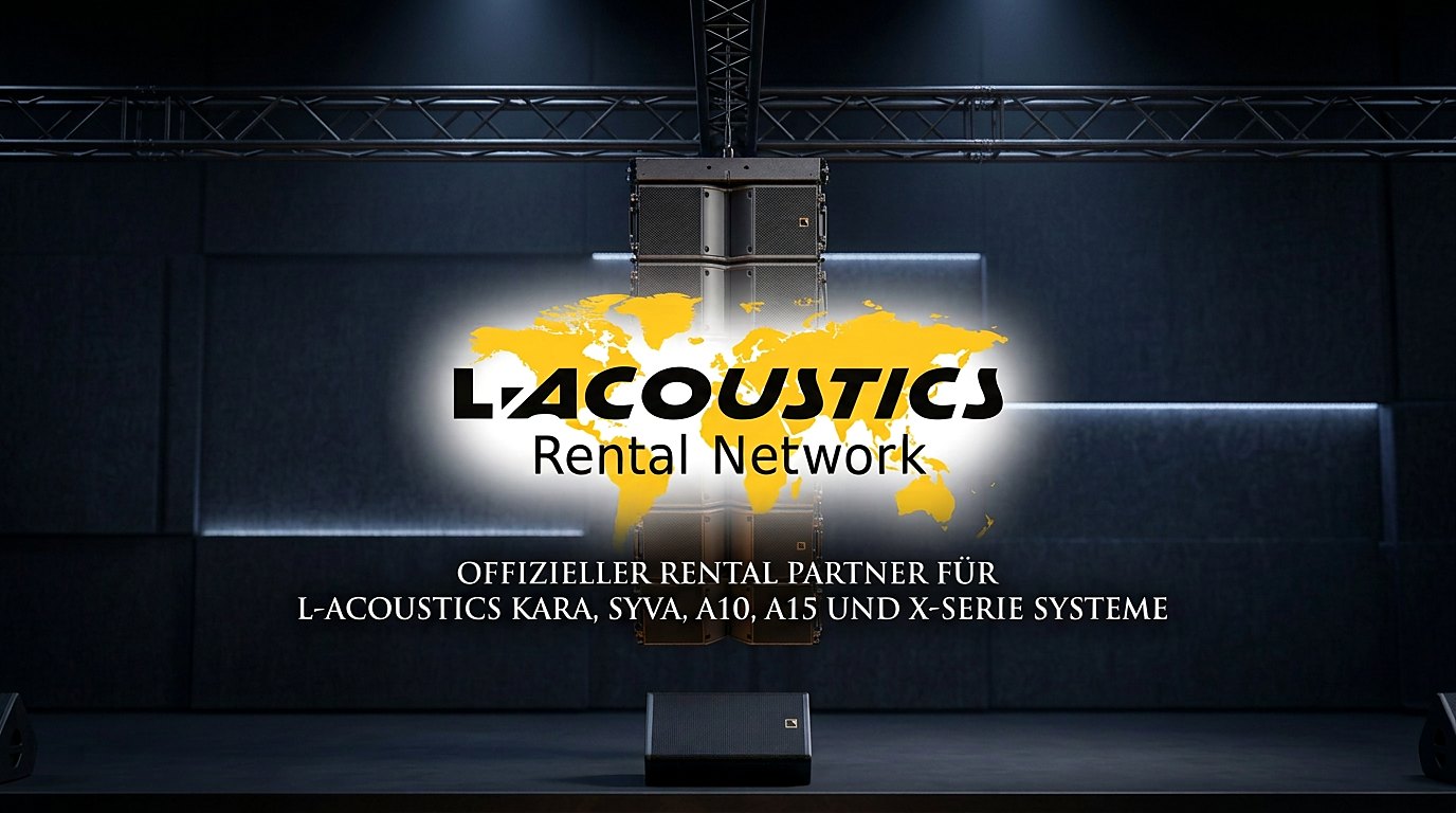 L-Acoustics Rental Network — offizieller Rental Partner